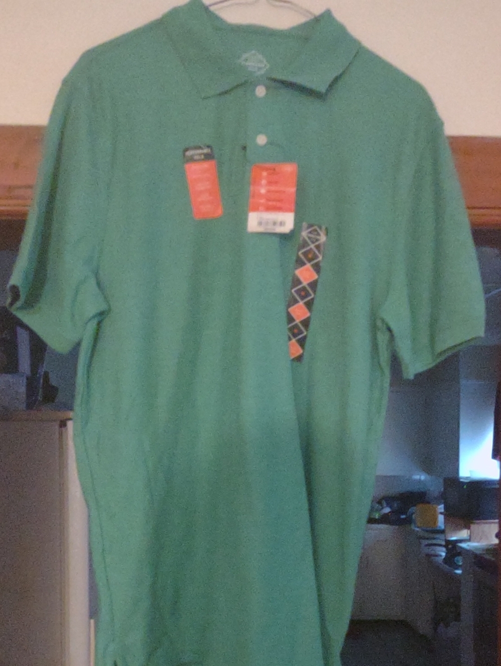 Men's Green Polo Shirt - Classic Short Sleeve